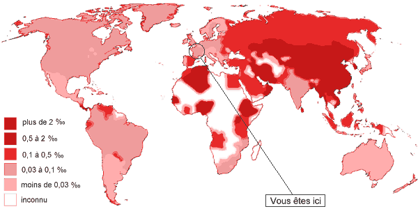 Les malwares dans le monde